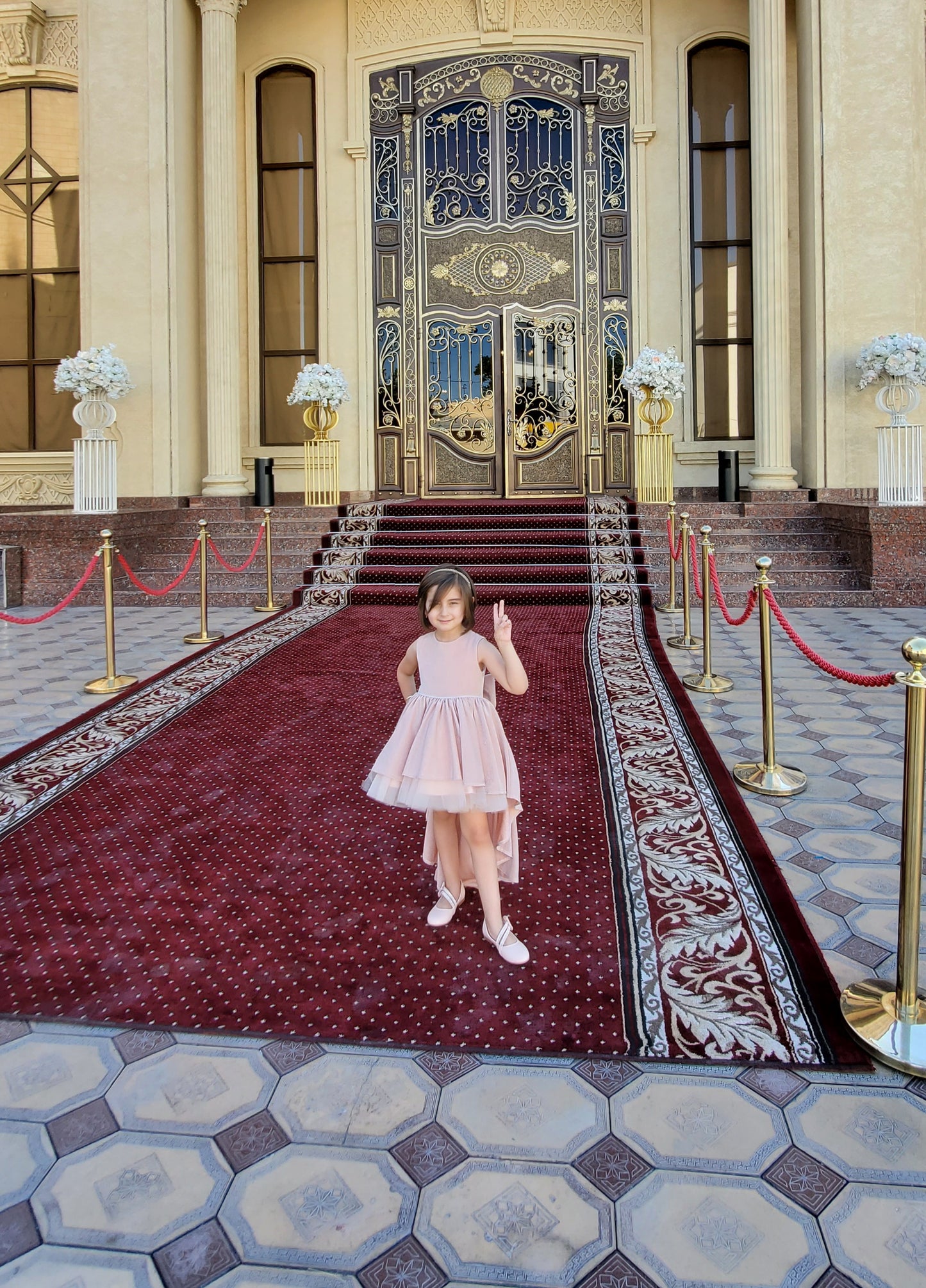 Emily Dress In Pink Blush 1,2,5,7 yrs