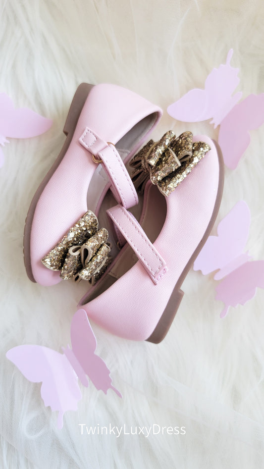 Pari Shoe | Pink & Gold |