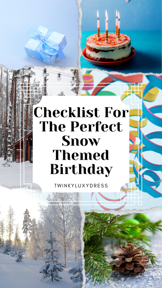 Checklist For The Perfect Snow Themed Birthday