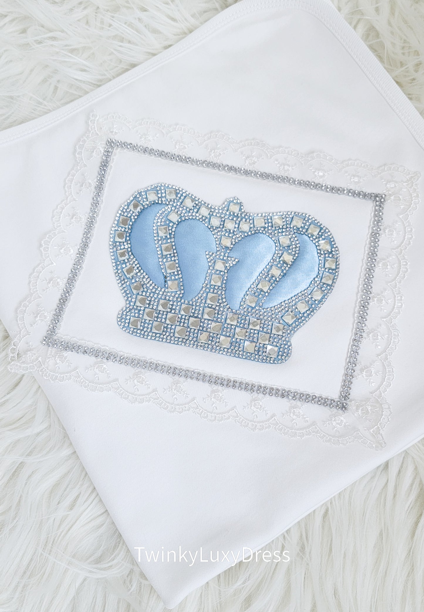 Luxury Newborn Outfit Light Blue Baby Boy