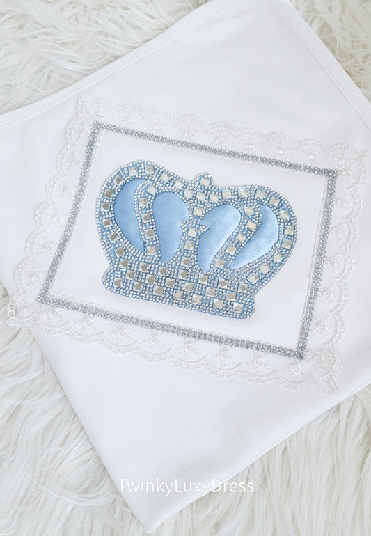 Luxury Newborn Outfit Light Blue Baby Boy
