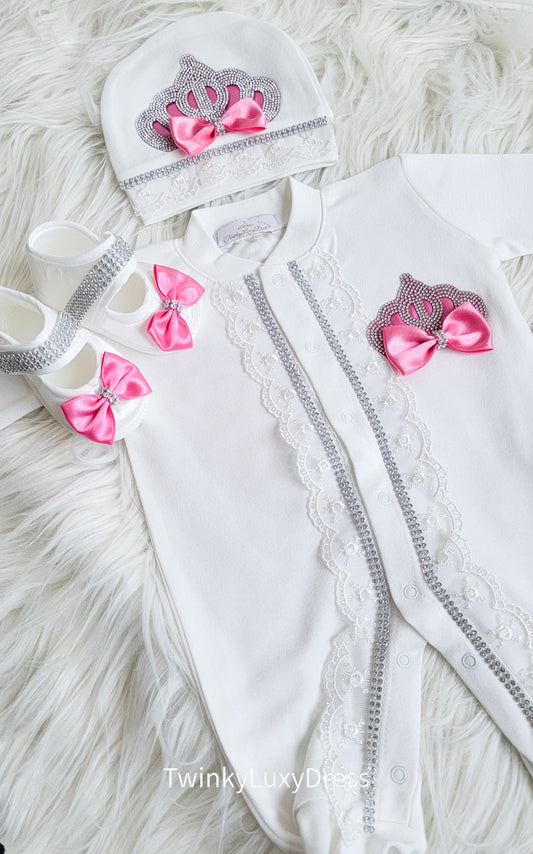 Luxury Newborn Outfit Perfect Pink