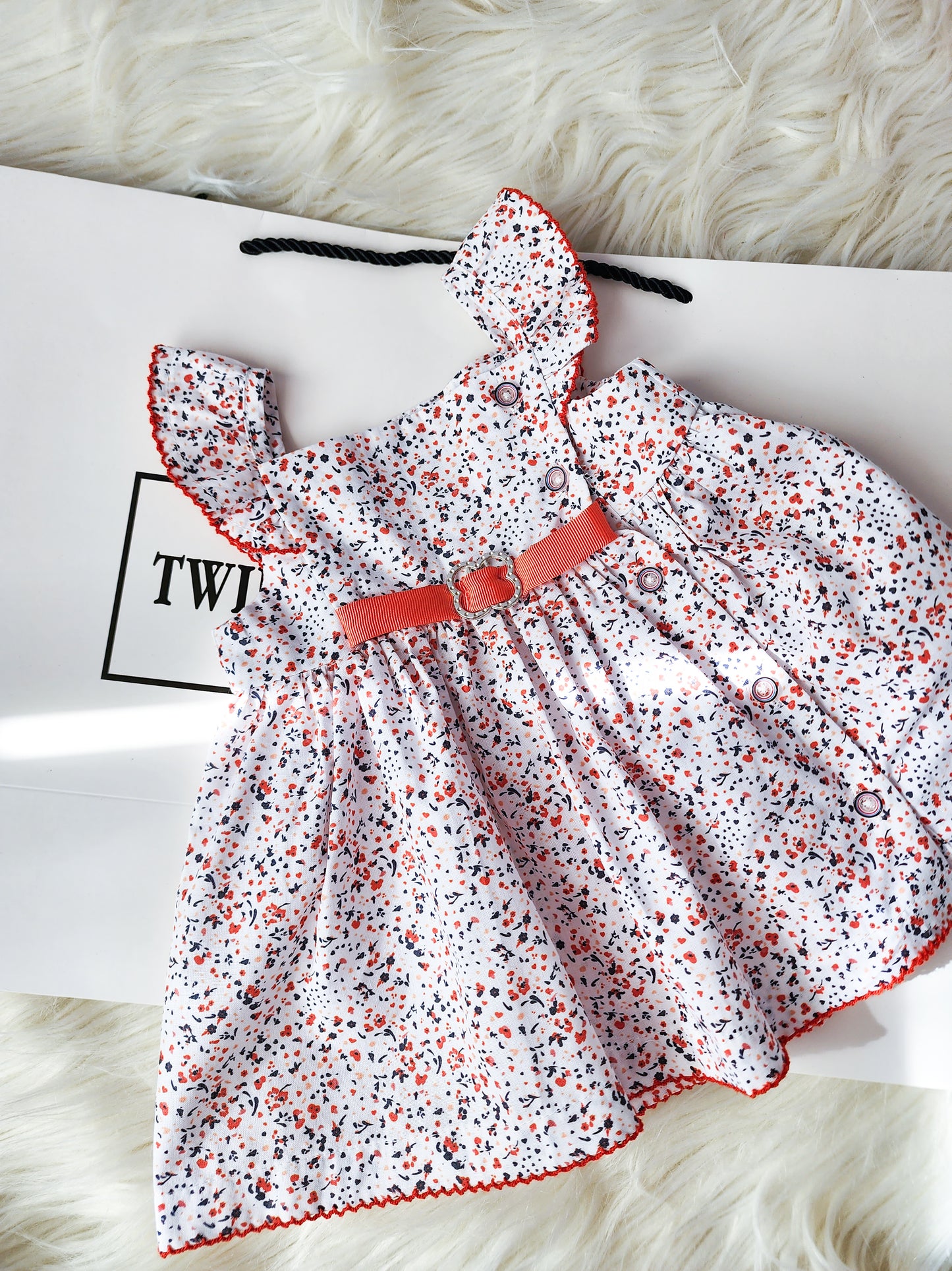 Mini Flower Dress | Outgoing Outfit | Red