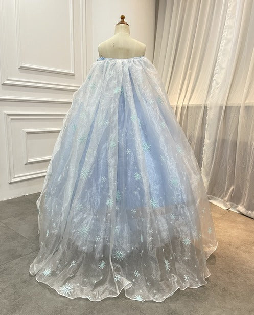 Light blue Dress Elsa Theme