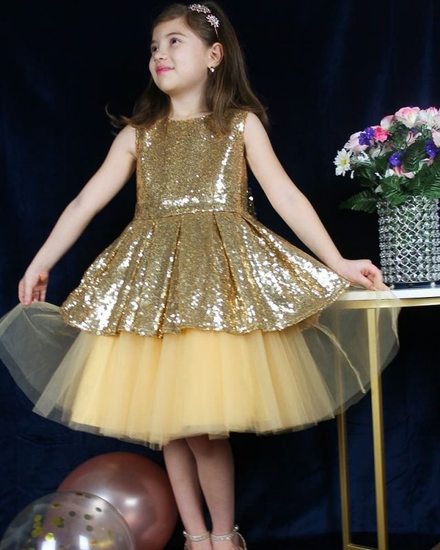 Mary Gold Dress