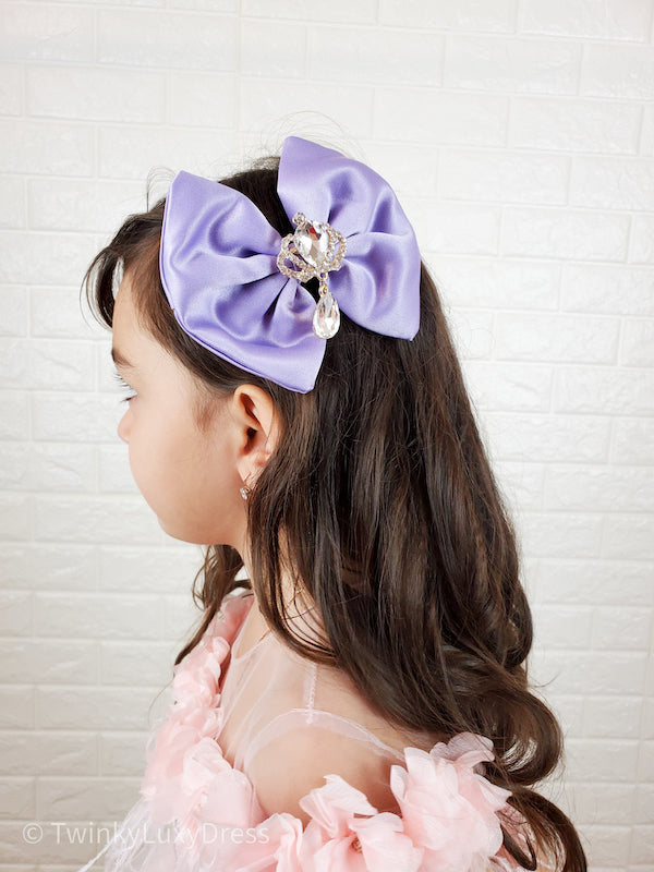 Lavender Bow (purple blue)