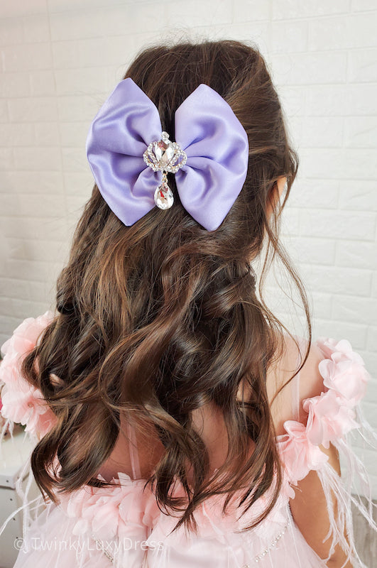 Lavender Bow (purple blue)