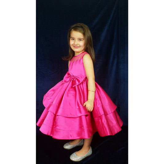 pink-blush color dress for wedding